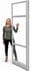 7-Foot Full Clear Glass Office Panels - 24