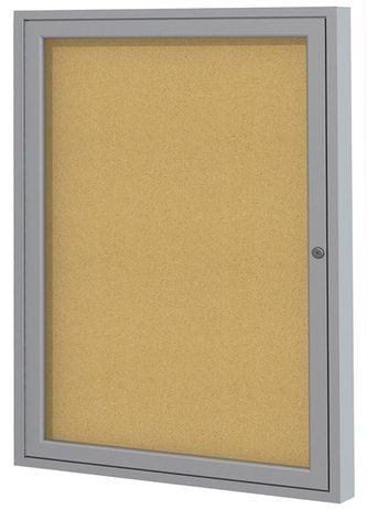 Aluminum Frame Cork Bulletin Board - 24