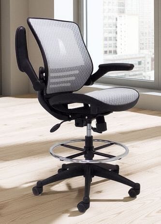 ElastiMesh All-Mesh Stool w/Flip Arms - 25