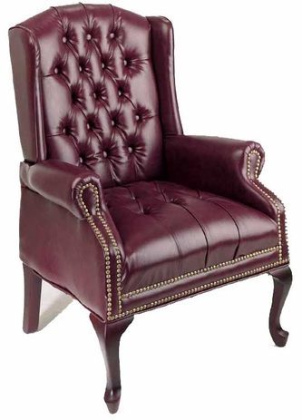 Traditional Wing Back Guest Chair