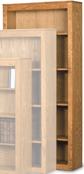 Contemporary Real Oak Bookcases, Oak Bookcase Made In Usa