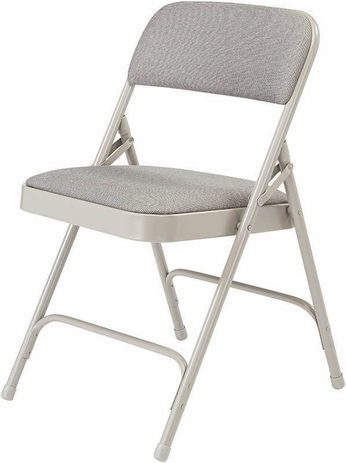 Fabric Padded Steel Folding Chair