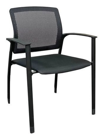 Set of 3 Fully Assembled AirFitt Stackable Mesh Back Guest Chair w/300 lb Capacity - FREE with $10,000.00 Purchase!