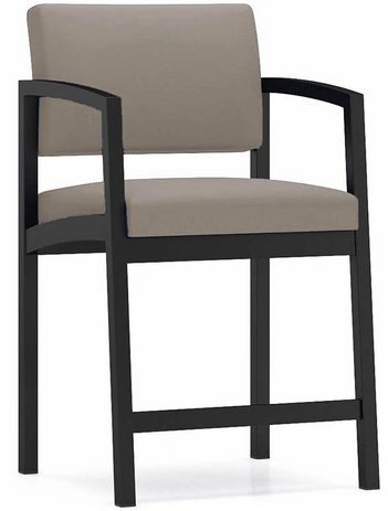 Lenox Steel Hip Chair in Upgrade Fabric/Healthcare Vinyl