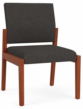 Brooklyn 300 lb. Cap. Armless Guest Chair in Standard Fabric/Vinyl