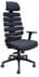 Vertebrex Black Ergonomic Chair with Flexi-Backrest & 3-Way Adjustable Arms