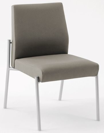 Mystic Armless Guest Chair in Upgrade Fabric or Healthcare Vinyl