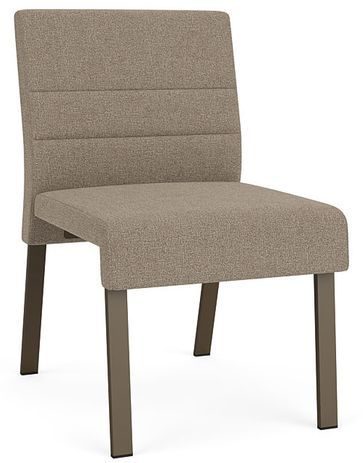 Waterfall 400 lb. Capacity Armless Guest Chair in Standard Fabric/Vinyl