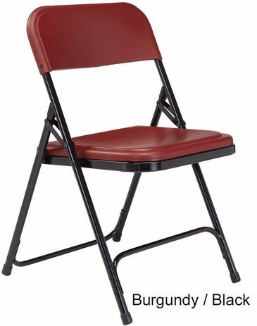 Premium Lightweight Plastic Folding Chair - 480 lb Capacity