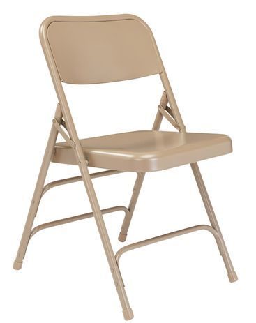 Triple-Brace Premium Steel Folding Chair - 480 lb Capacity