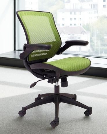 ElastiMesh All-Mesh Ergonomic Office Chair w/Flip Up Arms