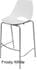 300 lb. Capacity Stackable Scoop Office Stool w/ 29-5/8