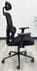 LineaForm Black Ergonomic Mesh Chair with Molded Foam Seat