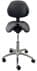 Healthcare 300 Lbs. Capacity Split Seat Saddle Stool w/Backrest - 22