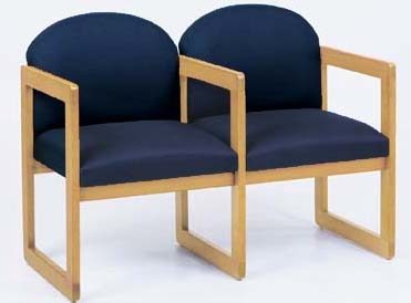 2-Seats w/Armrest in Standard Fabric or Vinyl