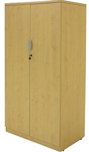 Maple 66 H 2 Door Locking Storage Cabinet
