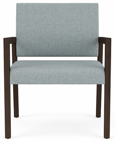 Brooklyn 400 lb. Cap. Oversized Guest Chair in Upgrade Fabric/Healthcare Vinyl