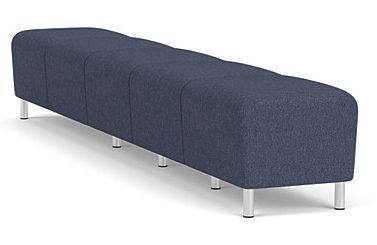 Ravenna 4 Seat Bench in Upgrade Fabric or Healthcare Vinyl