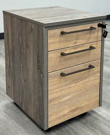 Contrasts Rustic Mobile File Cabinet