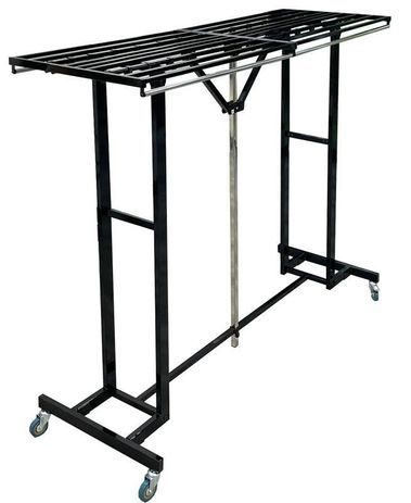 6' Wide Portable Folding Double-Sided Coat Rack w/ 72 Coat Capacity - FREE with $10,000.00 Purchase!