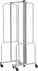 6'W x 6'H Clear Acrylic Folding Mobile Room Divider