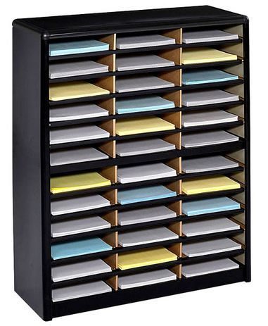 36 Compartment Value Sorter Literature Organizer