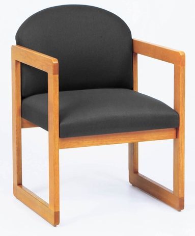 Radius-Back Reception Seating - Arm Chair