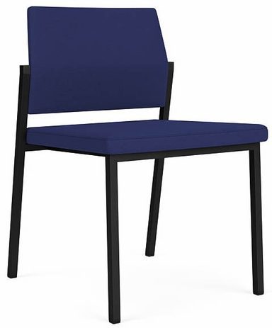Avon Fully Upholstered Stackable Armless Chair - Standard Fabric or Vinyl