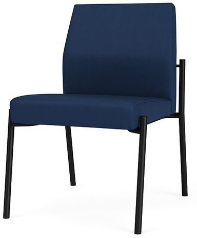 Mystic Armless Guest Chair in Upgrade Fabric or Healthcare Vinyl