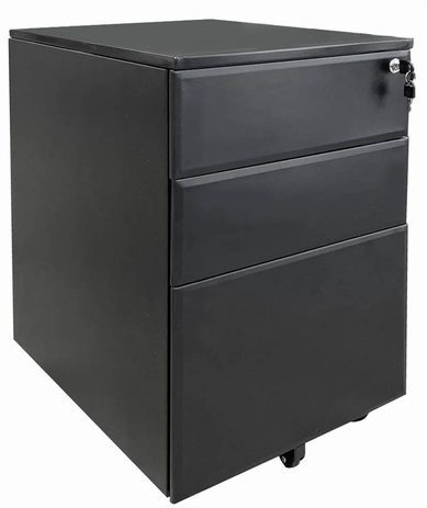 Black Steel Box/Box/File Mobile Drawer