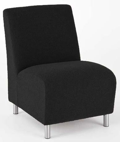 Ravenna Armless Guest Chair in Upgrade Fabric or Healthcare Vinyl