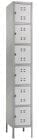Heavy Duty Steel 6-Person 78&quotH Box Locker