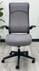 Mesh High Back Desk Chair with Flip Up Arms and Cloth Seat in Gray - FREE with $3000.00 Purchase!