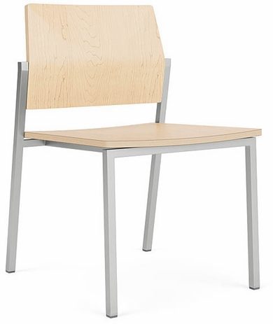 Avon Plywood Stackable Armless Chair