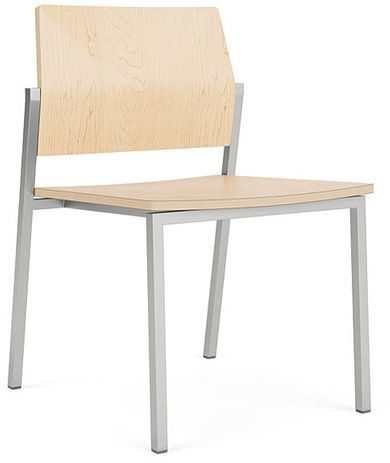 Avon Plywood Stackable Armless Chair