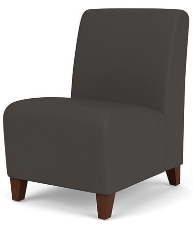 Siena Armless Guest Chair in Upgrade Fabric or Healthcare Vinyl