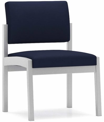 Lenox Steel 300 lb. Cap. Armless Guest Chair in Standard Fabric/Vinyl