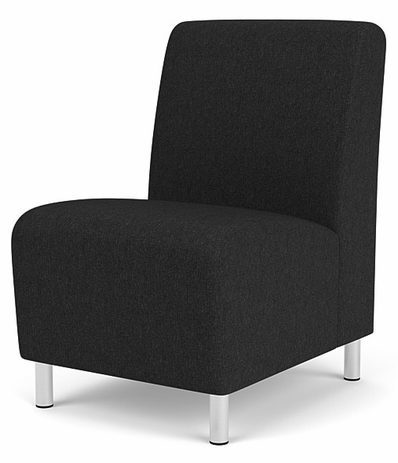 Ravenna Armless Guest Chair in Upgrade Fabric or Healthcare Vinyl