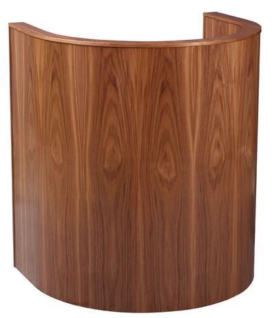 Hardwood Veneer Bow Front Lectern