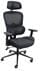 LineaForm Black Ergonomic Mesh Chair with Molded Foam Seat