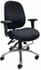 24 Hour Multi-Shift Black Fabric Ergonomic Chair w/Adjustable Sliding Seat Depth - 400 lb. Capacity!