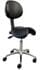 Healthcare 300 Lbs. Capacity Saddle Seat Stool w/Backrest - 22