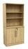 Beaumont 2-Door Locking Cabinet w/Bookcase Hutch