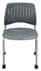 Gray 300 lb. Capacity Mobile Stacking Classroom Chair