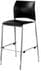 Black Vinyl Padded Stackable Cafe Stool - 31