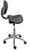 Healthcare 300 Lbs. Capacity Split Seat Saddle Stool w/Backrest - 22