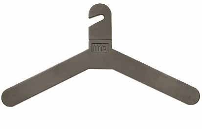 24 Pack Polystyrene Anti-Theft Design Hangers