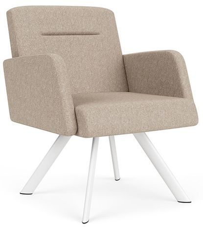 Willow 400 lb. Cap. Guest Chair in Upgrade Fabric/Healthcare Vinyl