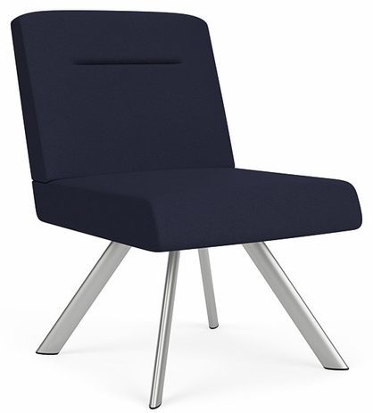 Willow 400 lb. Cap. Armless Guest Chair in Standard Fabric/Vinyl