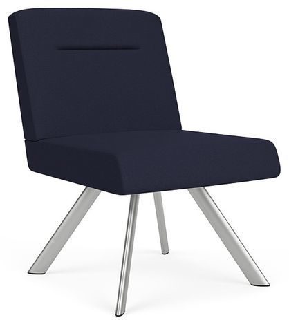 Willow 400 lb. Cap. Armless Guest Chair in Standard Fabric/Vinyl